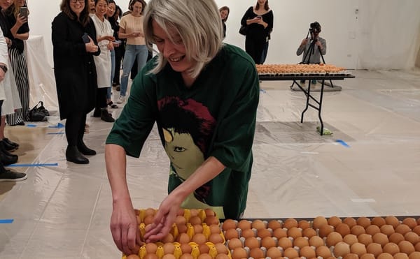 Why Splattering Eggs on a Museum’s Walls with Other Women Was So Satisfying