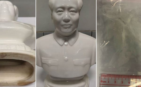 Chinese Officials Seize Mao Zedong Bust Filled With Narcotics