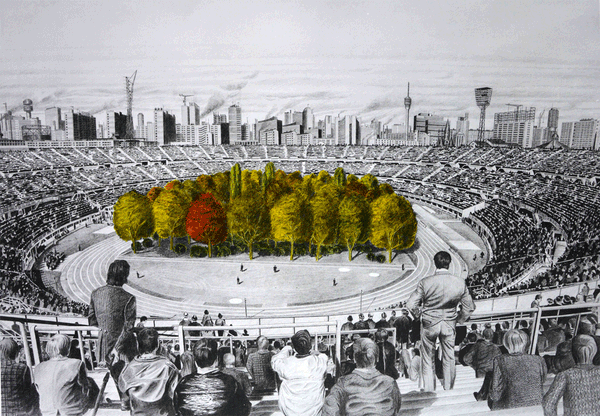 Art Collector to Plant 299 Trees in a Stadium to Protest Inaction About Climate Change
