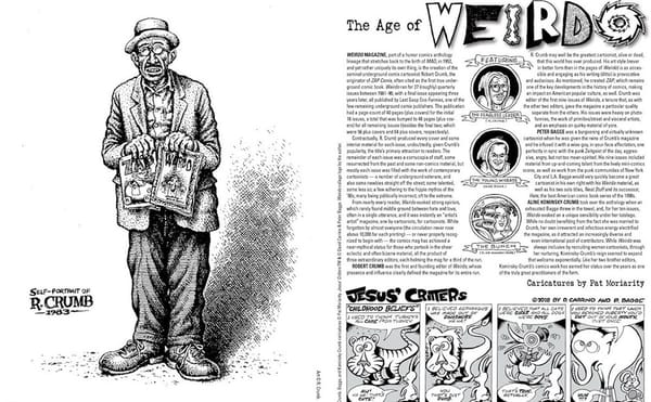 The Knotty Legacy of Weirdo, R. Crumb's Underground Comix Magazine