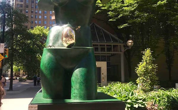 Someone Stole a Golden Egg From an Outdoor Dalí Sculpture in Vancouver