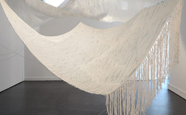 A Handwoven Tapestry Invites Interpretation Between the Threads