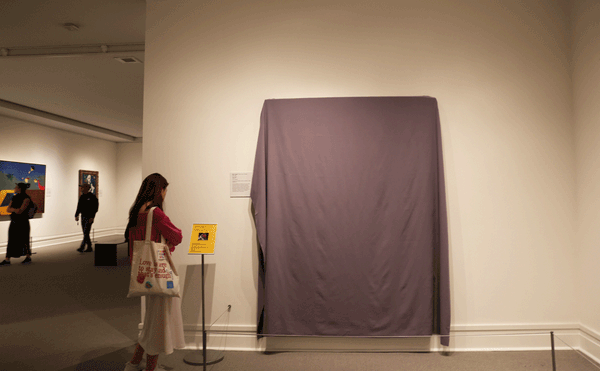 The Metropolitan Museum Shrouded a Mark Chagall Painting to Draw Attention to World Refugee Day