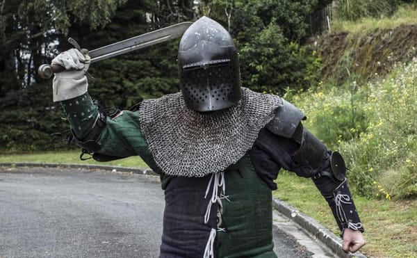 Modern Knights Compete in Medieval-Style Sword Fighting