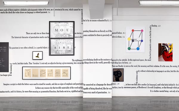 From a Dot, Joseph Kosuth Finds Infinite Possibilities
