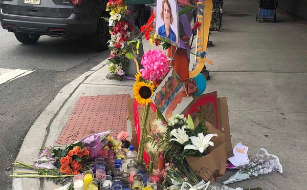 Vigil for Slain Artist Devra Freelander Escalates Into a Debate Over Bike Safety