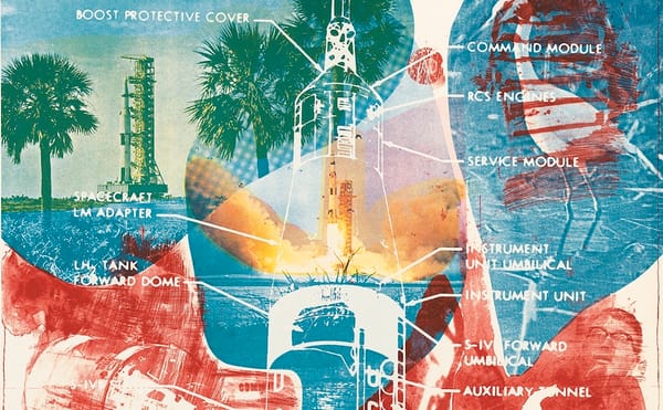 Robert Rauschenberg and the Men on the Moon