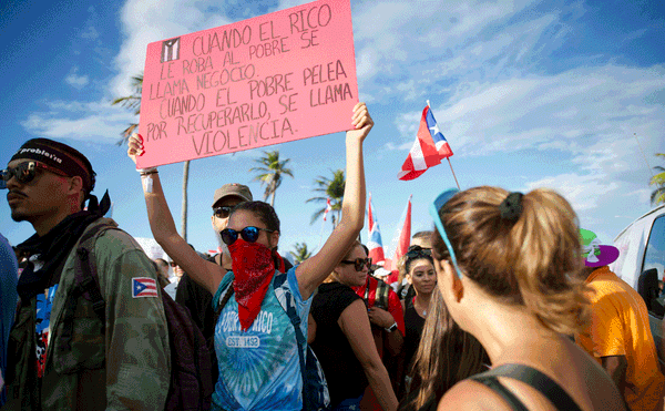 Puerto Rican Artists Lead Protests Calling for Governor's Resignation