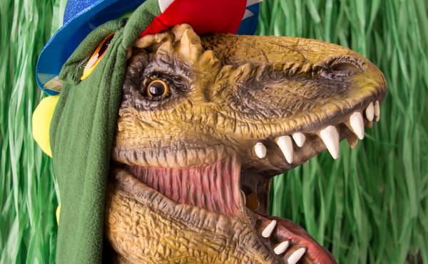 Jurassic Park Becomes Whimsical Performance Art