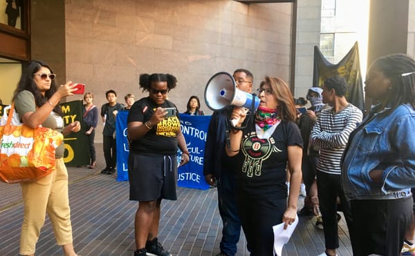 “If They Build It, They Will Fill It”: Prison Abolitionists Protest Outside the Ford Foundation