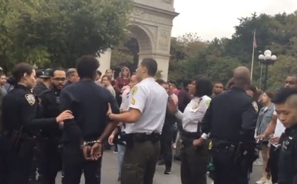 Artist Tackled, Pepper-Sprayed, and Arrested While Selling Art in Washington Square Park