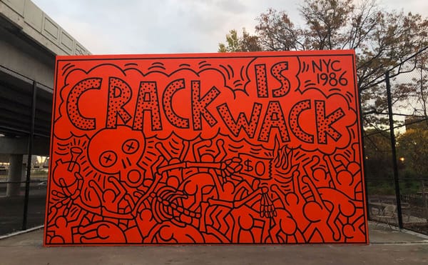 Keith Haring’s Iconic East Harlem Mural, “Crack Is Wack,” Is Back