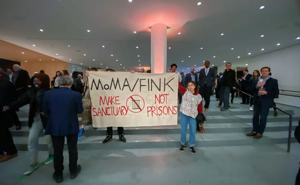 Activists Crash Private Party at the Museum of Modern Art to Demand Prison Divestment