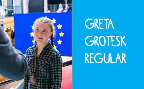 Greta Thunberg's Handwriting Sprouts as a New Typeface