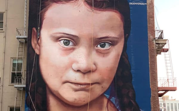 In Another Act of Hero Worship, Greta Thunberg Gets Massive Mural