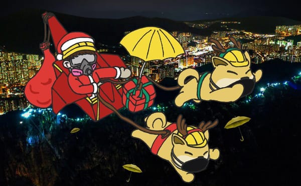 Political Christmas Cards From Hong Kong's Protestors and Their Supporters