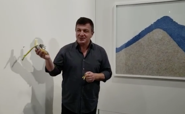 "It Tasted Like $120,000," Says Artist Who Ate Maurizio Cattelan’s Infamous Banana Artwork