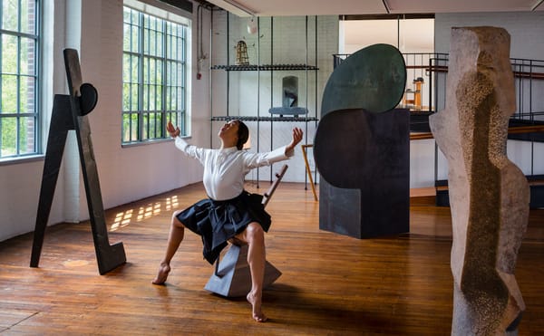 Staging the Work of Ballet Amid Noguchi's Expressive Sculptures