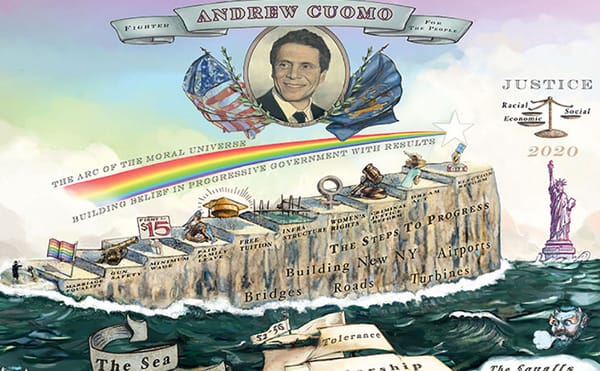 Governor Cuomo’s Bizarre Poster Illustrates His Vision of New York State in 2020