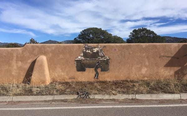 Navajo Artist Creates Controversial Pro-Palestinian Mural on Santa Fe’s Eastside