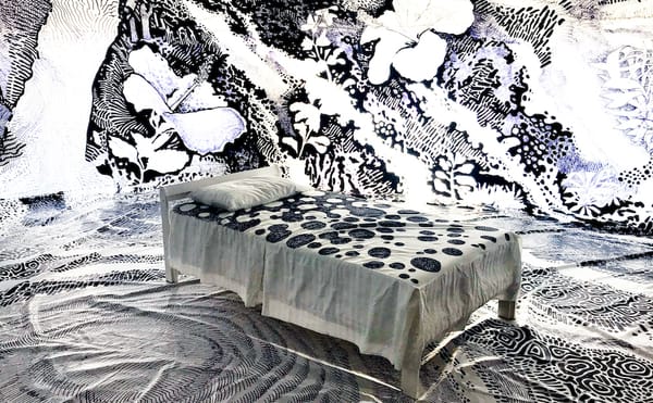 A 360º Installation Can Transport You to a Dreamy, Black-and-White Universe