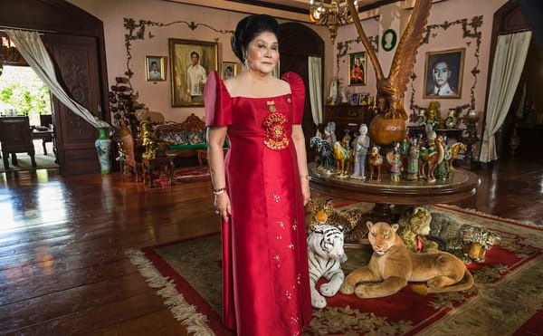 A Portrait of Imelda Marcos, the Notorious Wife of a Filipino Dictator