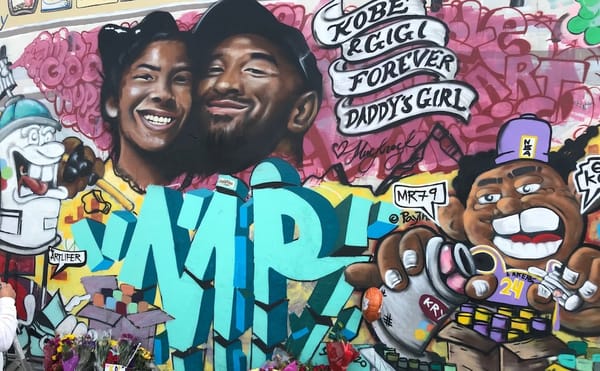 In Los Angeles, New Murals Crop Up to Commemorate Kobe Bryant