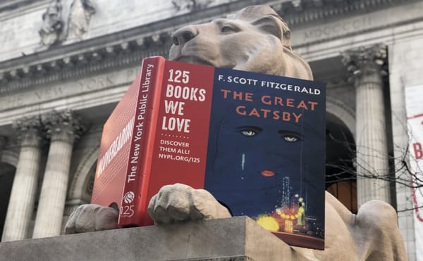What Are the New York Public Library Lions Reading? The Great Gatsby and Beloved