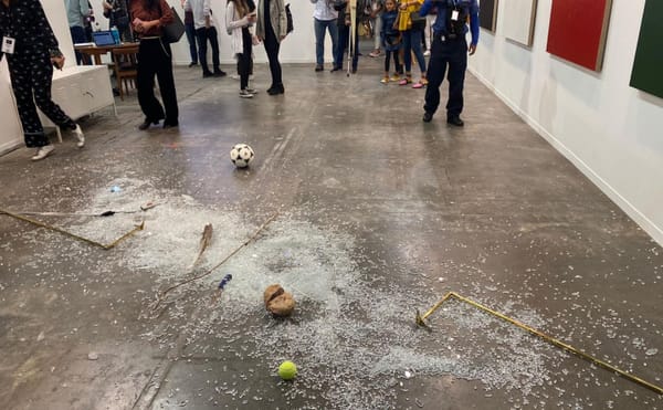 Art Critic Destroys $20K Glass Sculpture at Zona Maco