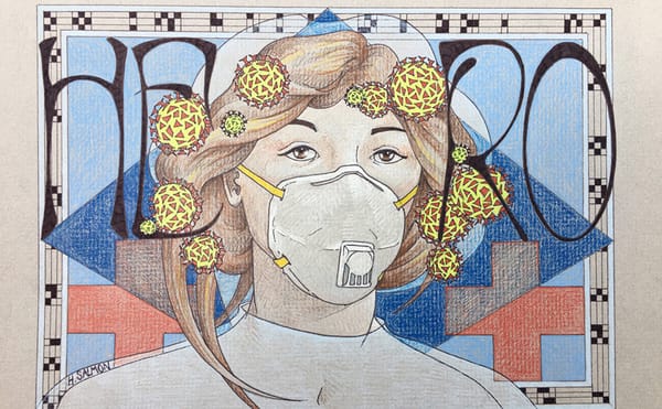 Artists Decorate Hospital ICUs With Encouraging Posters