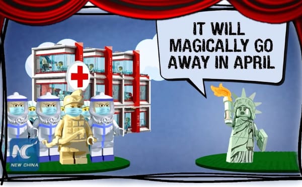 China Taunts US Response to COVID-19 With Absurdly Comical Lego Animation