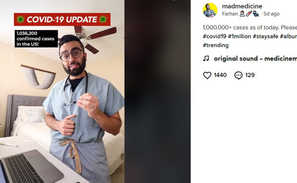 Doctors and Nurses Cope With COVID on TikTok