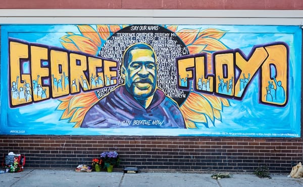 Artists Create a Mural Honoring George Floyd at the Site of His Murder