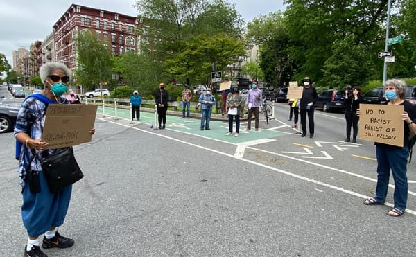 Protesters Demand NYPD Drop Graffiti Charges Against 67-Year-Old Journalist