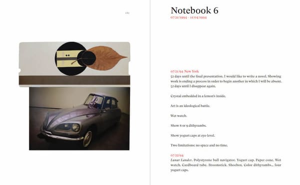 Gabriel Orozco’s Journals Invite Readers to Retrace His Steps