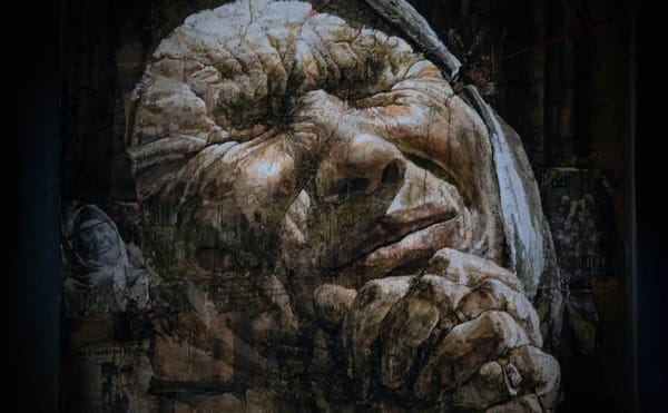 Monumental Paintings Are Hung in the Site of the 1995 Srebrenica Genocide