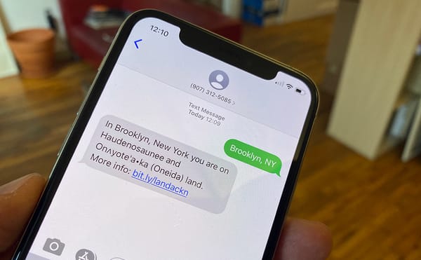 Text This Number in the US to Find Out Which Native Land You're Living On