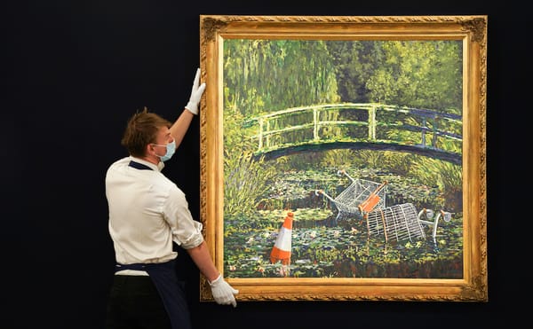 Banksy Painting Sells for $10M, Surpassing Its High Estimate