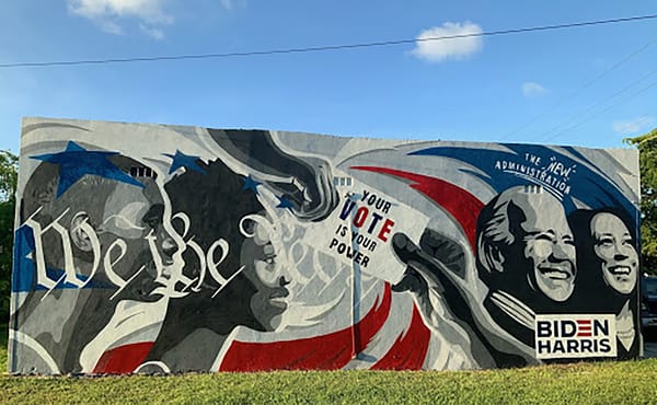 Black Artists Paint Biden-Harris Murals in Cities Across US
