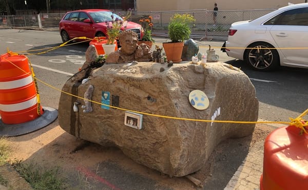 In Brooklyn, an Artist-decorated Boulder Might Disappear Due to Fracking