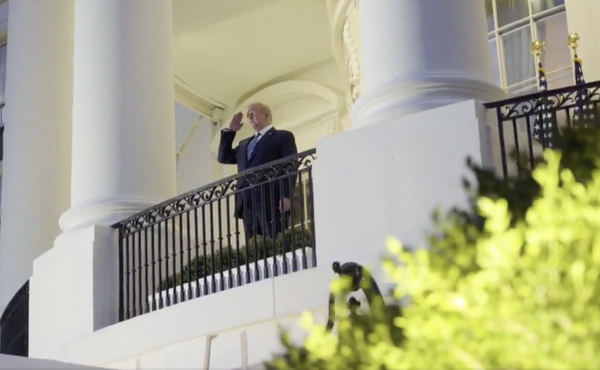 Trump Likened to Mussolini After Appearance on White House Balcony