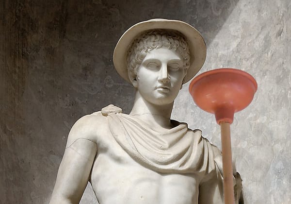 Ancient Bust of Greek God Discovered in an Athens Sewer