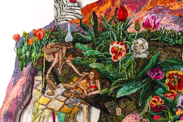 Sophia Narrett Traces Her Embroideries to “Playing With Dolls”