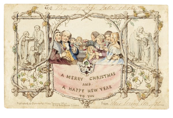 Did You Know the First Commercial Christmas Card Featured Underage Drinking?