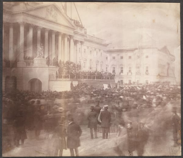 The Very First Photograph of a US Presidential Inauguration