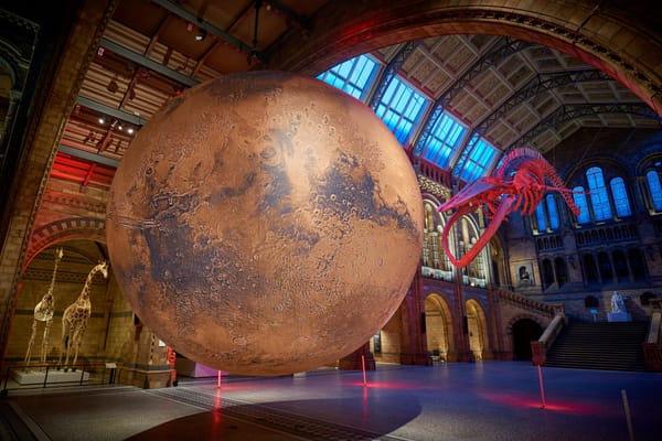 A Giant Sculpture of Mars Celebrates Perseverance’s Landing