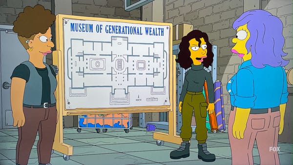 The Simpsons Spoofs Metropolitan Museum as “Museum of Generational Wealth”