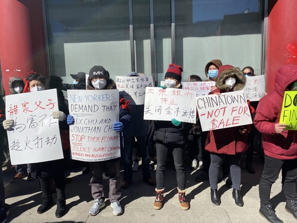 Hundreds of Arts and Restaurant Workers Rally to Save Historic Chinatown Banquet Hall