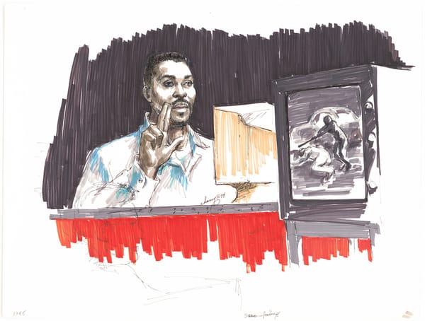 Over 200 Courtroom Sketches of Rodney King Trials Acquired by Library of Congress