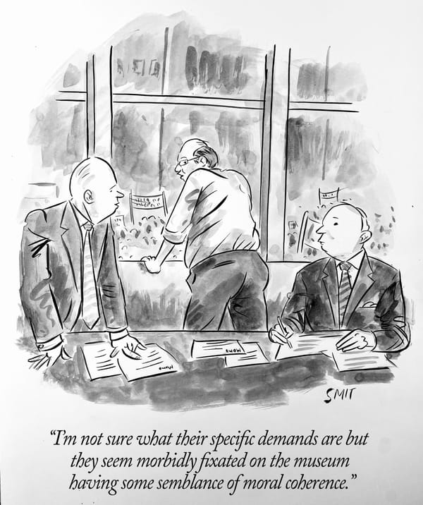 Inside the Board Room of the “Moral Museum”